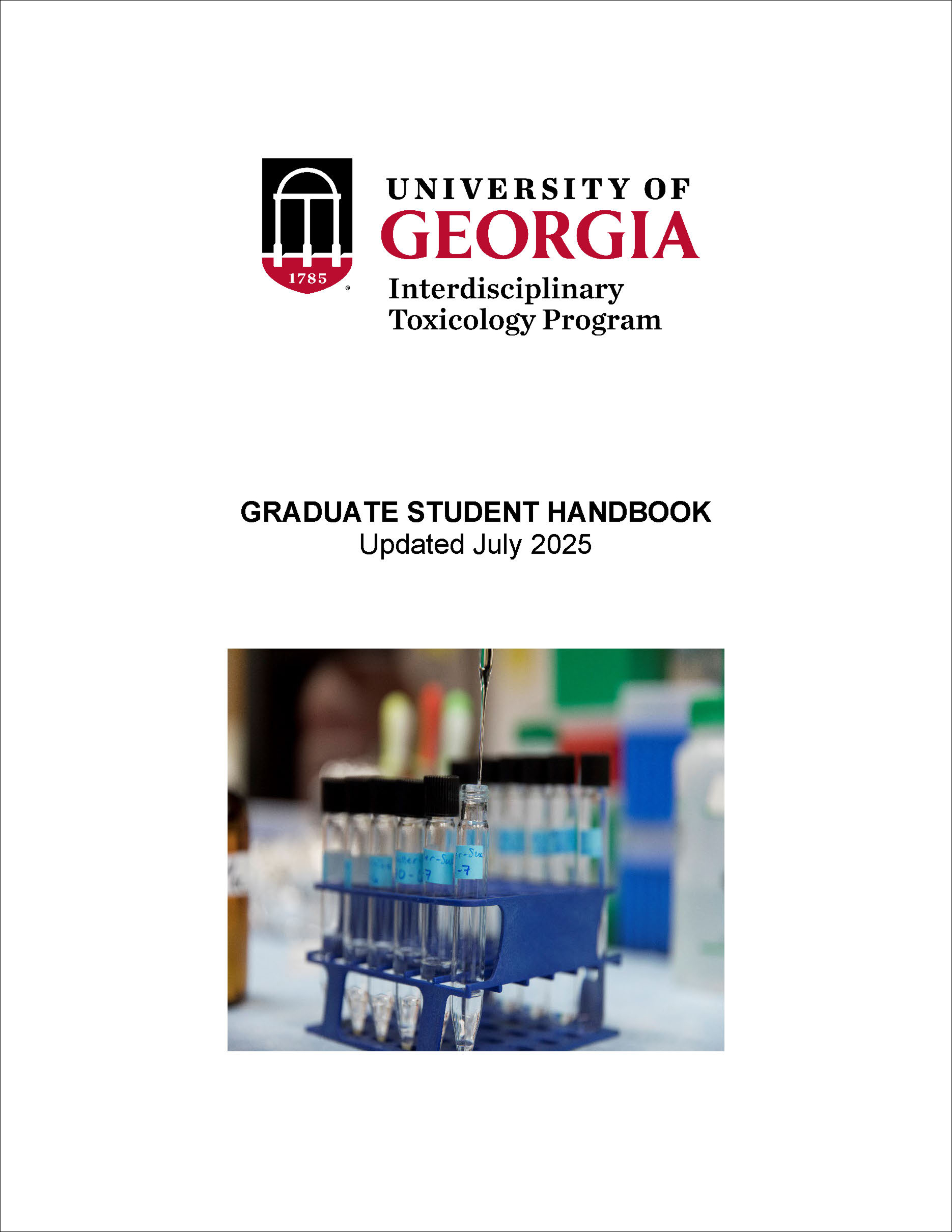 Graduate Student Handbook