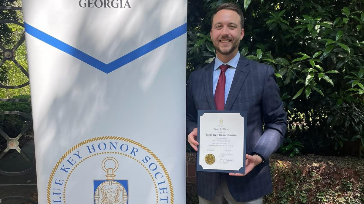 Taylor Martin Inducted into The Blue Key Honor Society